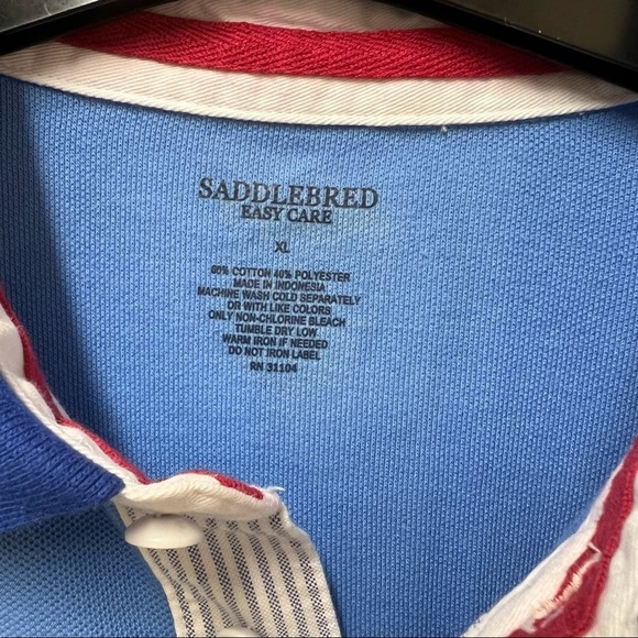 Saddlebreed Mens Polo Golf Shirt XL - Picture 3 of 3
